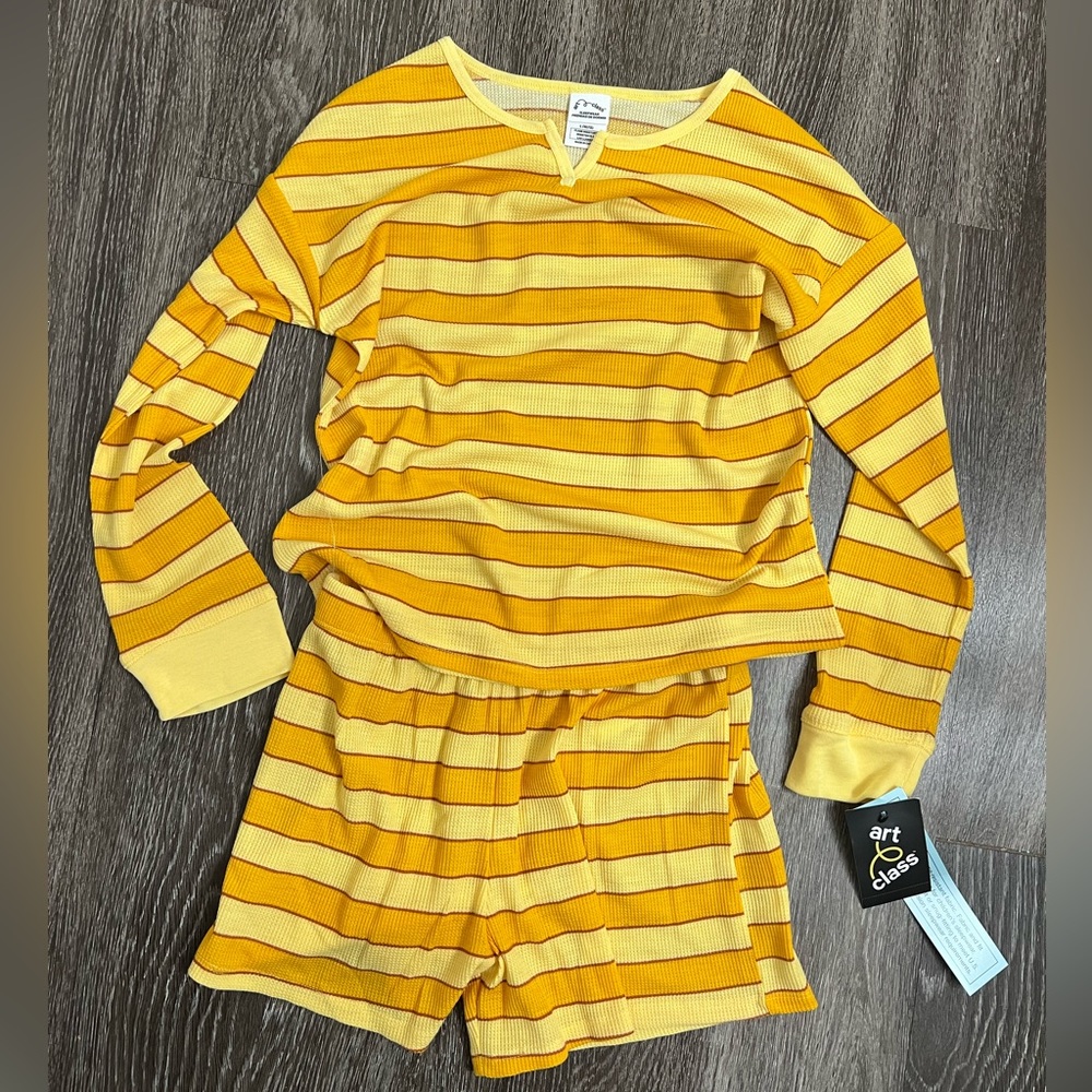 Art Class, Girls, Waffle Knit, Pajama Set. - Picture 7 of 7